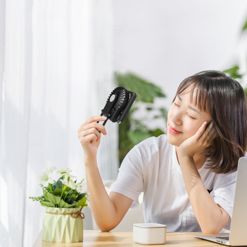 Quạt Tản Nhiệt 3 Tốc Độ Gió Làm Mát Kiêm Giá Đỡ Điện Thoại Công Suất Cao 500mah