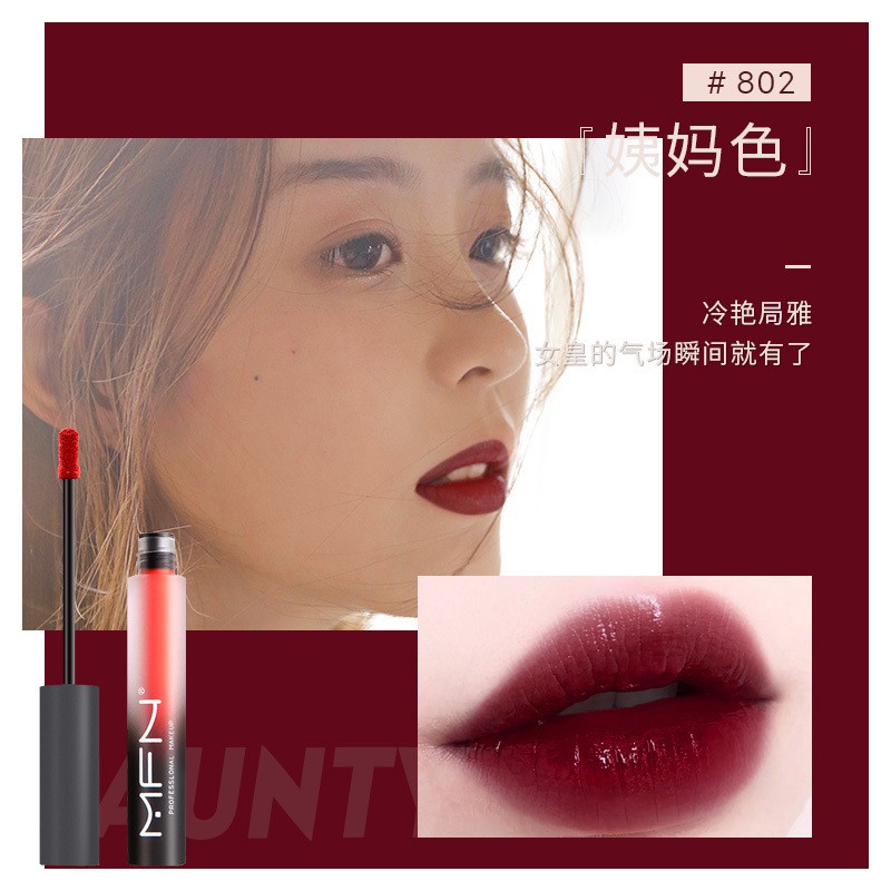[Hàng mới về] Son môi MFN hiệu ứng bóng lì thời trang lâu trôi và chống thấm nước dành cho nữ | BigBuy360 - bigbuy360.vn