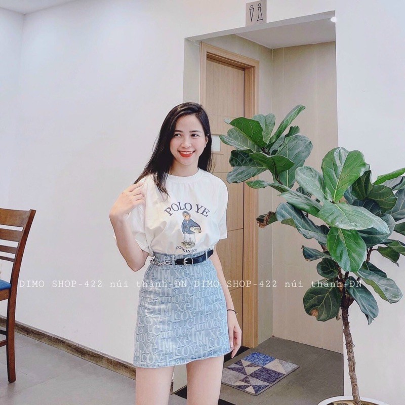 Chân Váy bò kèm đai, chân váy Jeans Chữ A Lưng Cao Phong Cách Hàn Quốc Thời Trang Xuân Hè 2021 Cho Nữ | BigBuy360 - bigbuy360.vn