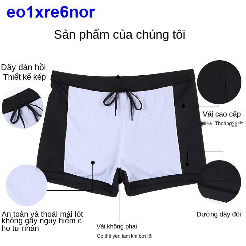 Quần bơi nam chống xấu hổ boxer cỡ lớn áo tắm đùi nhanh khô suối nước nóng bộ thiết bị