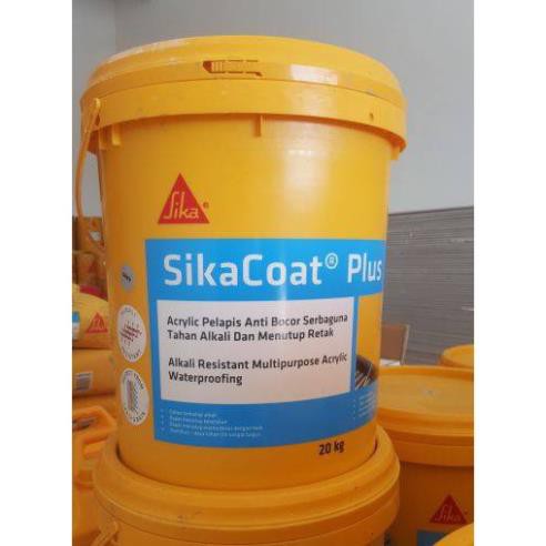 Sikacoat Plus (Thùng 04kg) - Màng chống thấm đàn hồi đa năng thi công lỏng kháng Axit gốc ACRYLIC