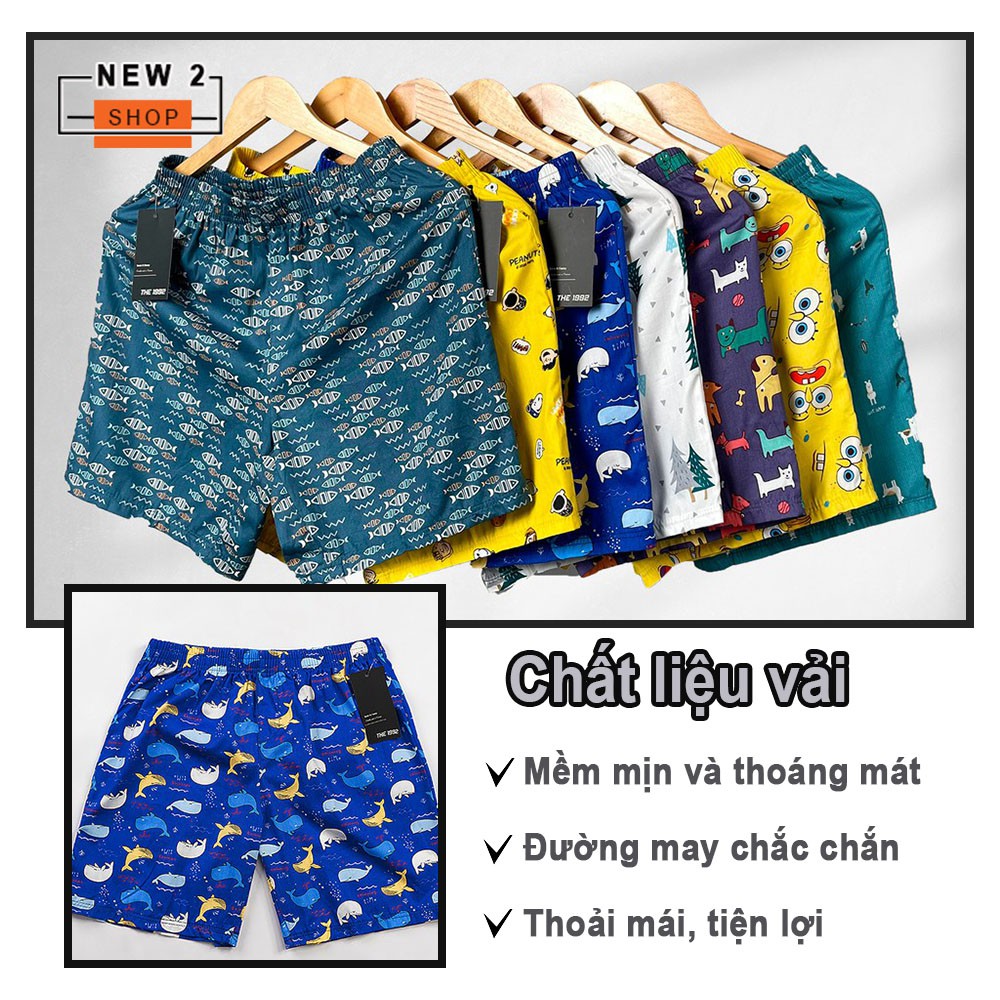 Quần đùi nam cartoon  Quần short nam mặc nhà họa tiết siêu đẹp  New2Shop | BigBuy360 - bigbuy360.vn