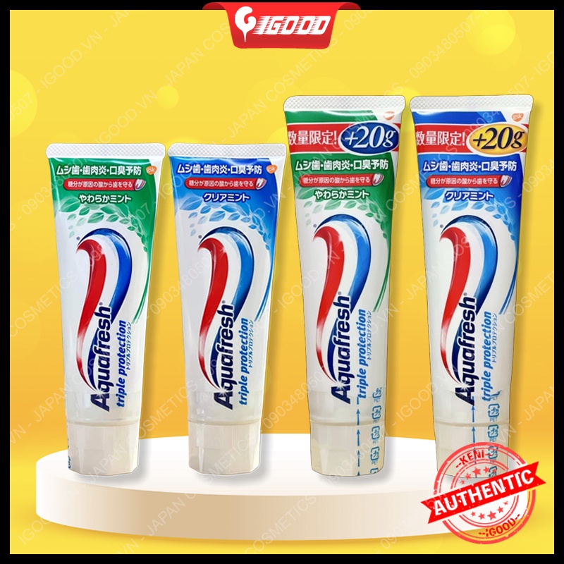 Kem đánh răng Aquafresh Nhật Bản