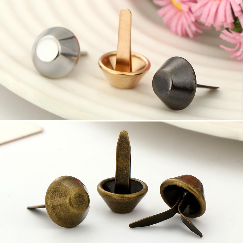 Set 100 Đinh Tán Kim Loại 12mm Chuyên Dụng Cho Làm Túi Xách / Đồ Trang Sức