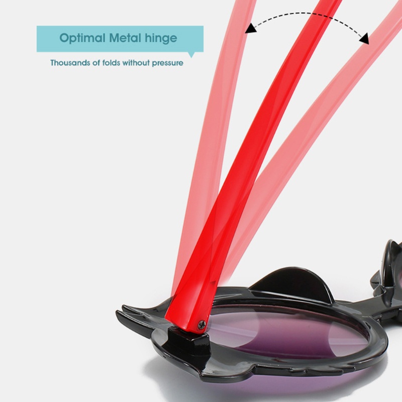 Bộ 2 Món Mắt Kính + Băng Đô Kiểu Hoạt Hình Chống Tia UV Thắt Nút Dùng Làm Phụ Kiện Chụp Ảnh Cho Bé