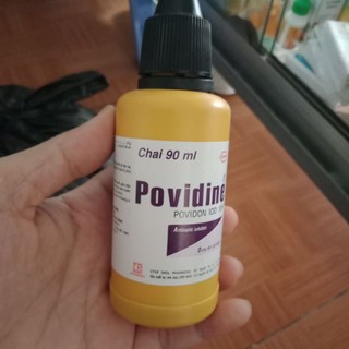 Cồn  đỏ  povidone rửa vết thương lọ  90ml
