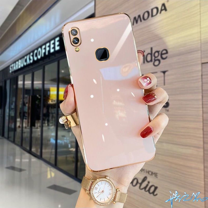 Ốp Điện Thoại Silicon Mềm Kết Cấu Sang Trọng Bảo Vệ Cho Vivo V11i Y95 Y91i Y91 V9 Y85 2022