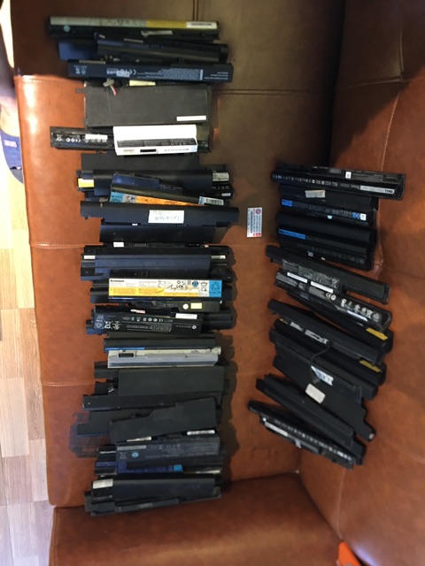 Pin laptop cũ hỏng mạch cell pin còn tốt