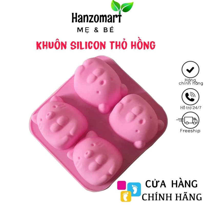 Khuôn silicon hình phô mai 3D là thạch rau câu/pudding cho bé