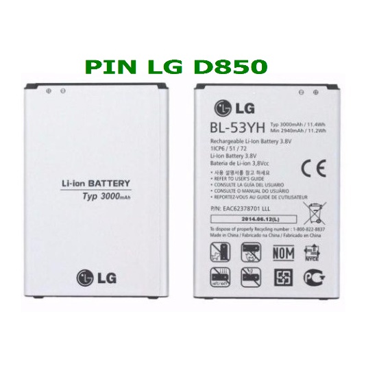 PIN LG D850