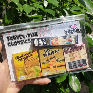 Set trang điểm The Balm Travel size Classics