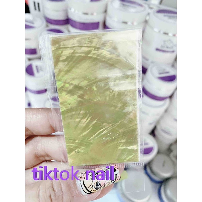 Miếng xa cừ đắp ẩn có keo dán siêu mỏng !