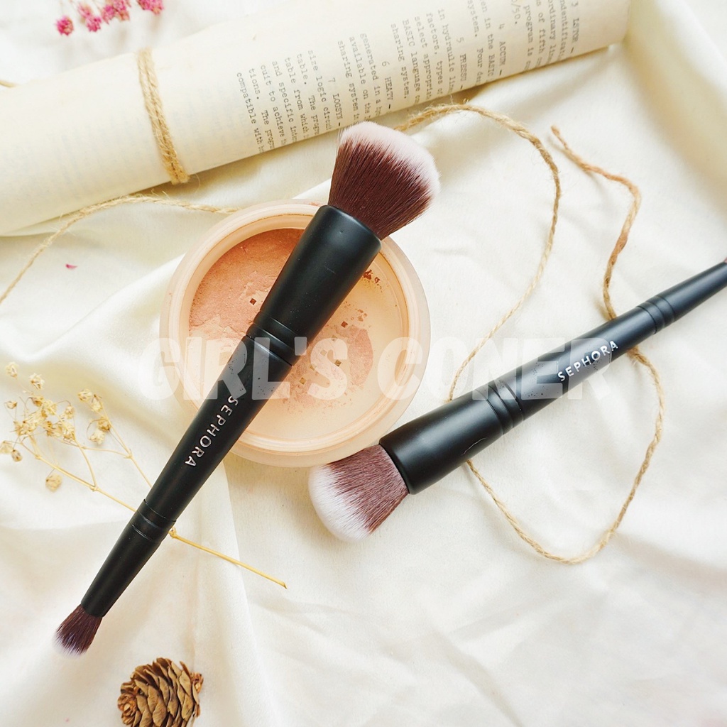 Cọ Sephora 2 đầu Classic Double Ended - Multitasker &amp; Concealer #202