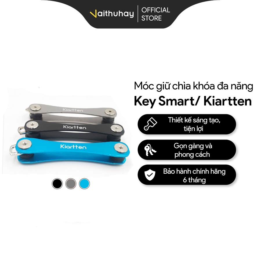 Móc giữ chìa khóa đa năng Key Smart/ Kiartten thiết kế siêu gọn tiện lợi