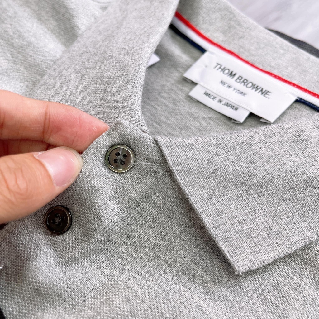 Áo Polo Thom Brown Center-Back Stripe Piqué Polo