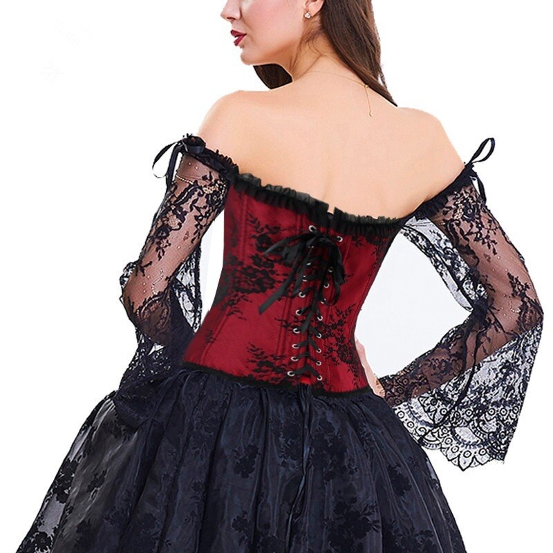 Áo Corset Phối Ren Gợi Cảm Cho Nữ