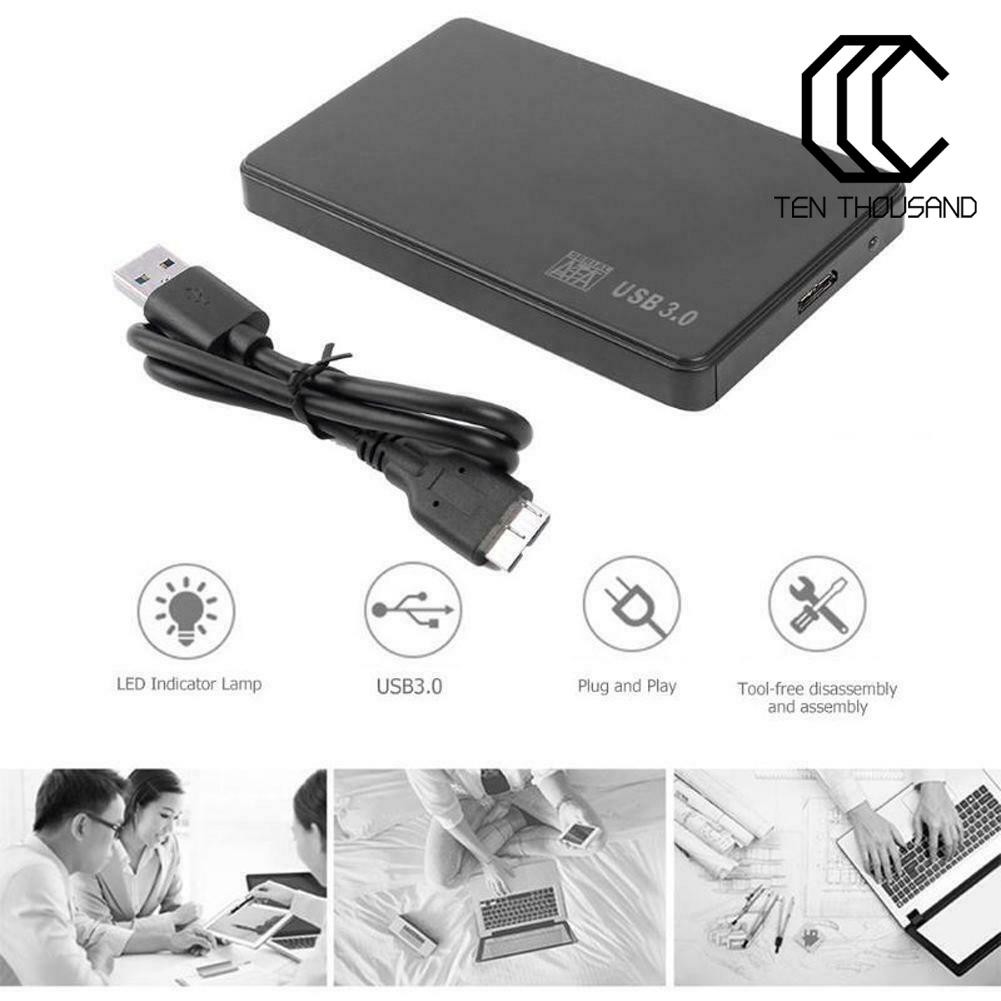 Ổ Cứng Ngoài Usb 3.0 / 2.0 5gbps 2.5inch Sata Cho Máy Tính