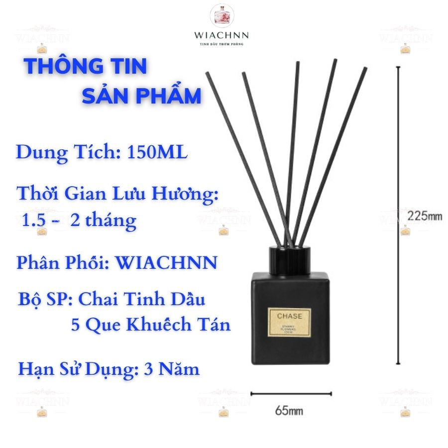 Tinh Dầu Nước Hoa 150ML Thơm Phòng Thiên Nhiên Que Gỗ Tự Khuếch Tán Phiên Bản Mạnh Mẽ MM150