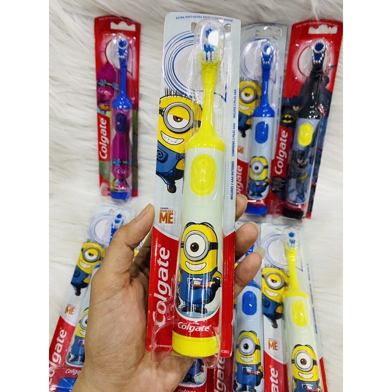 [HÀNG MỸ] Bàn Chải Đánh Răng Colgate Battery Toothbrush Cho Trẻ Em Seeme Beauty
