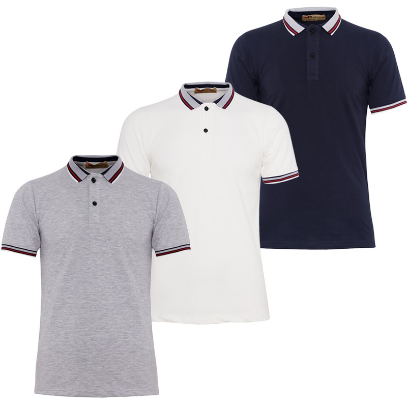 Áo thun polo nam cổ bẻ phối bo dệt độc đáo pigofashion chuẩn Xmen AHT06 chọn màu