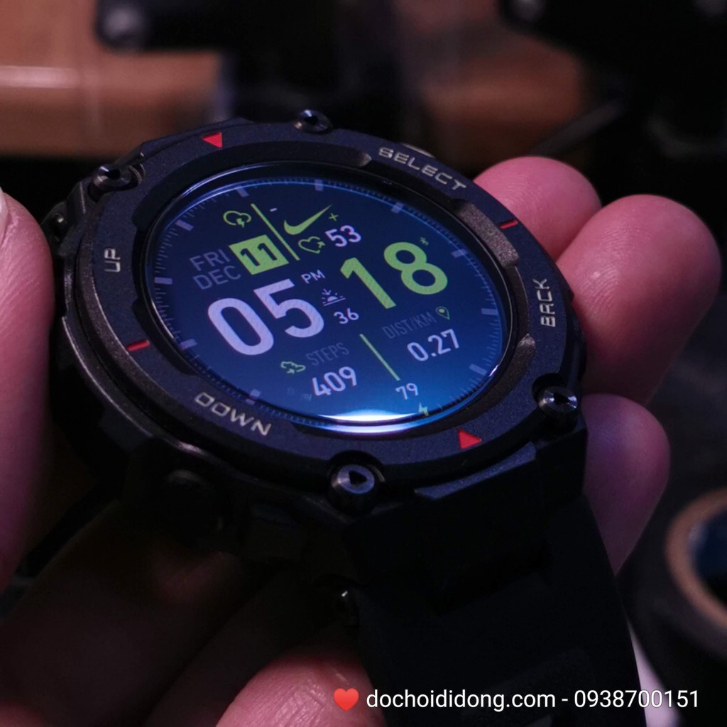 Miếng dán cường lực đồng hồ Huami Amazfit T-Rex Zacase full keo