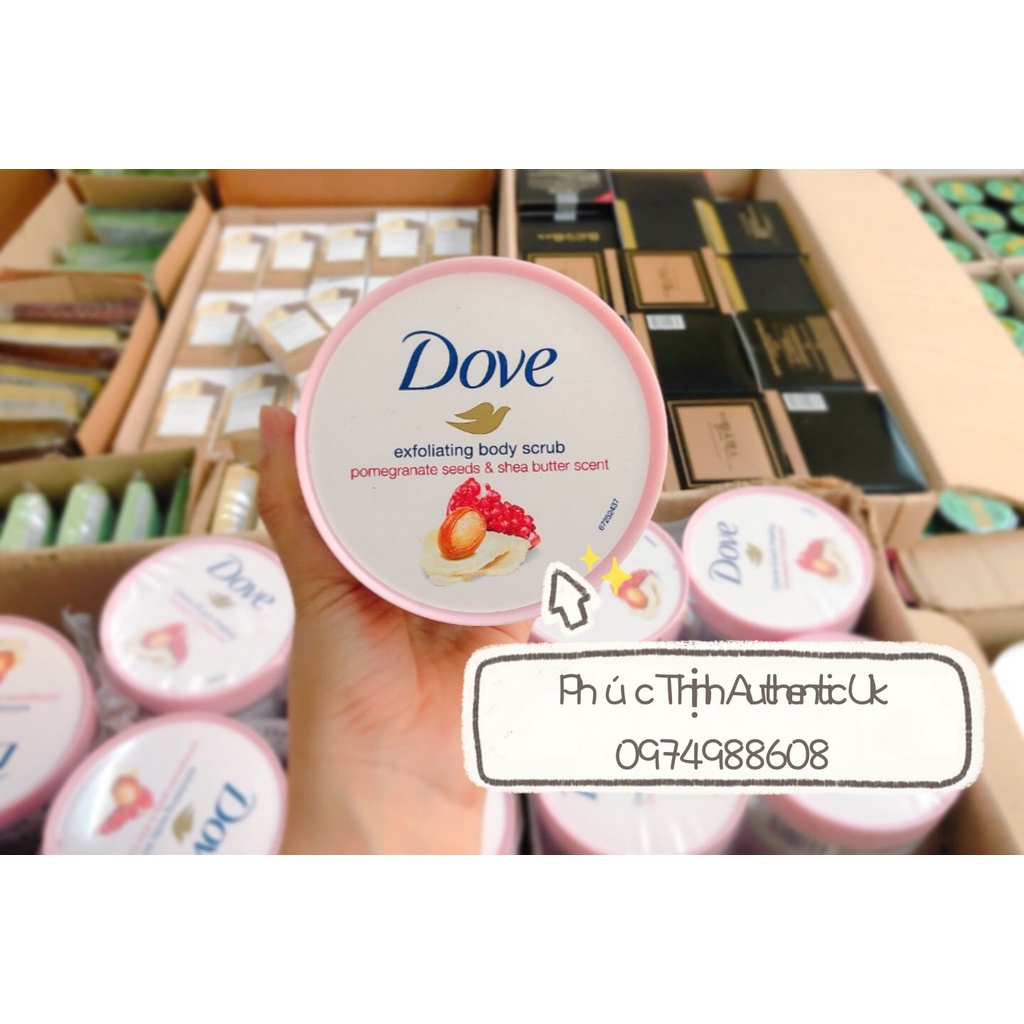 Tẩy Tế Bào Chết Toàn Thân Body Dove Chăm Sóc Da Dưỡng Trắng Cấp Ẩm 225 ml
