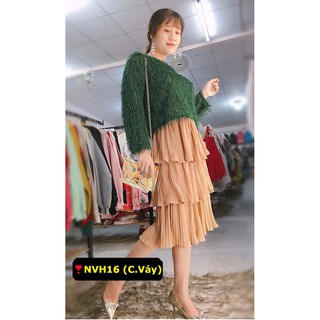 CHÂN VÁY XẾP LY 3 TẦNG