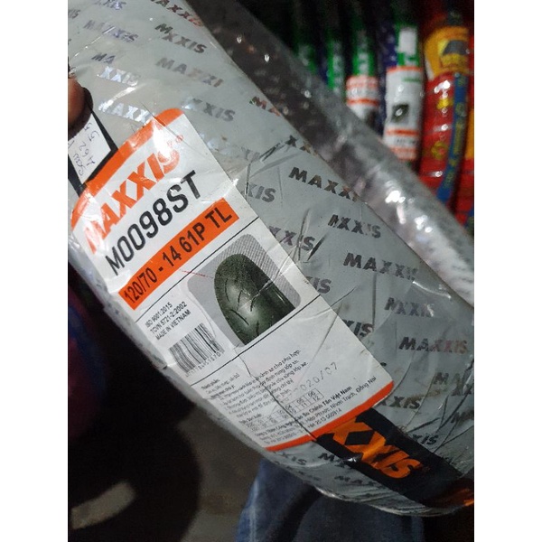 Vỏ  maxxis 120/70 -14 , xe PCX