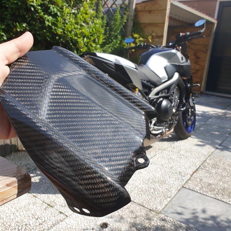 FENDER Tấm Chắn Bùn Sau Bằng Sợi carbon Cho Xe Mô Tô Yamaha MT-09 mt09 MT 09 2014-2019 2013 2014 2015 6UEI