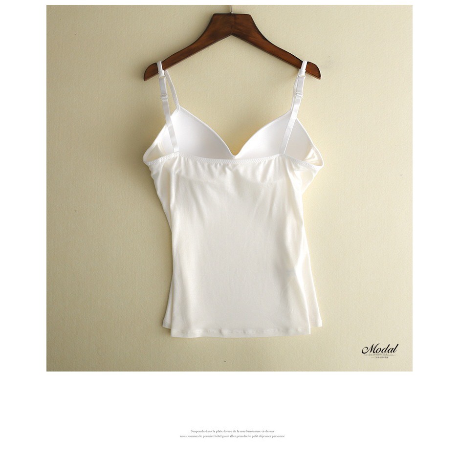 ÁO HAI DÂY CÓ MÚT NGƯC CHẤT LIỆU COTTON PHONG CÁCH NHẬT BẢN MỚI A193 | BigBuy360 - bigbuy360.vn