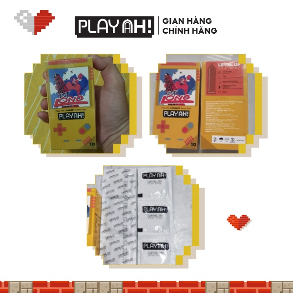 [Mua Kèm Deal 0Đ] Combo 3 Bao Cao Su PLAYAH Last Long Kéo Dài Thời Gian 3 Hộp 3 bao