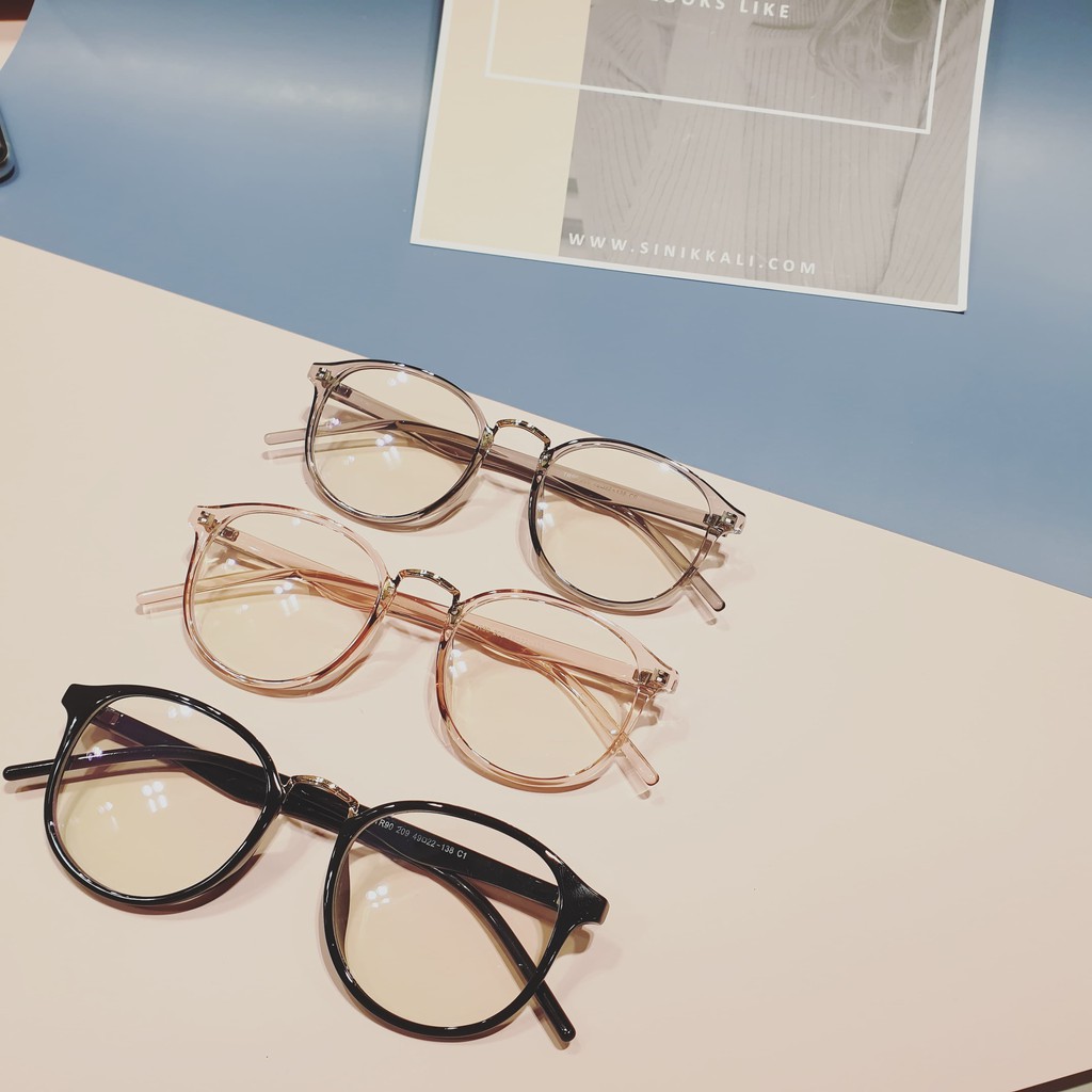 Gọng Kính Cận Mắt Tròn GD209 - Gọng Kính Cận Nhựa Dẻo