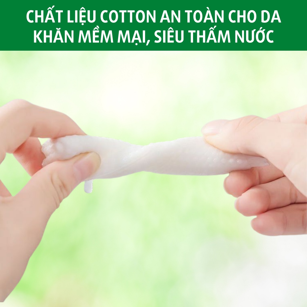 Khăn lau mặt 1 lần Animerry khăn giấy khô lau rửa mặt cho bé tẩy trang