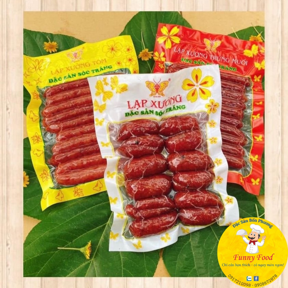Lạp Xưởng Tôm Trứng Muối - Đặc Sản Sóc Trăng 500g - FunnyFood | BigBuy360 - bigbuy360.vn