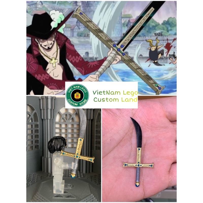 Phụ Kiện Lego one piece - thanh hắc kiếm Kokoutou Yoru.