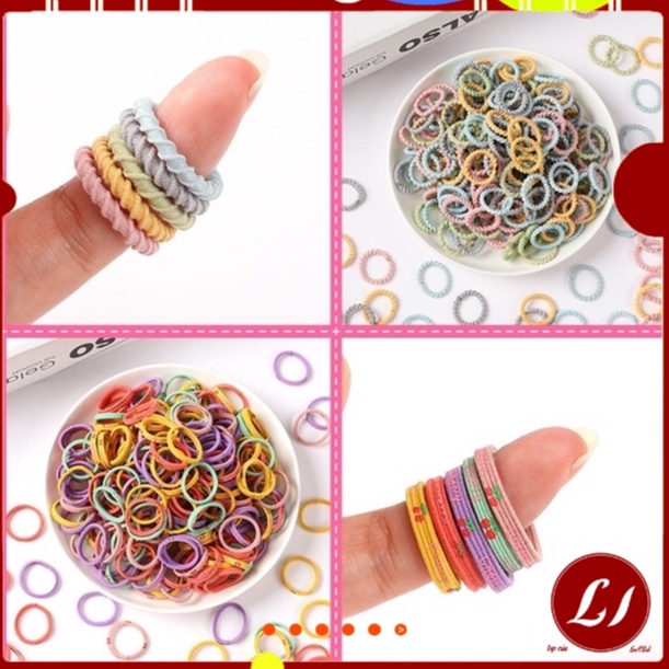 Tất ĐÙI GỐI phong cách Hàn QuốcChun tóc XOẮN nhỏ nhắn đáng yêu cho bé yêu