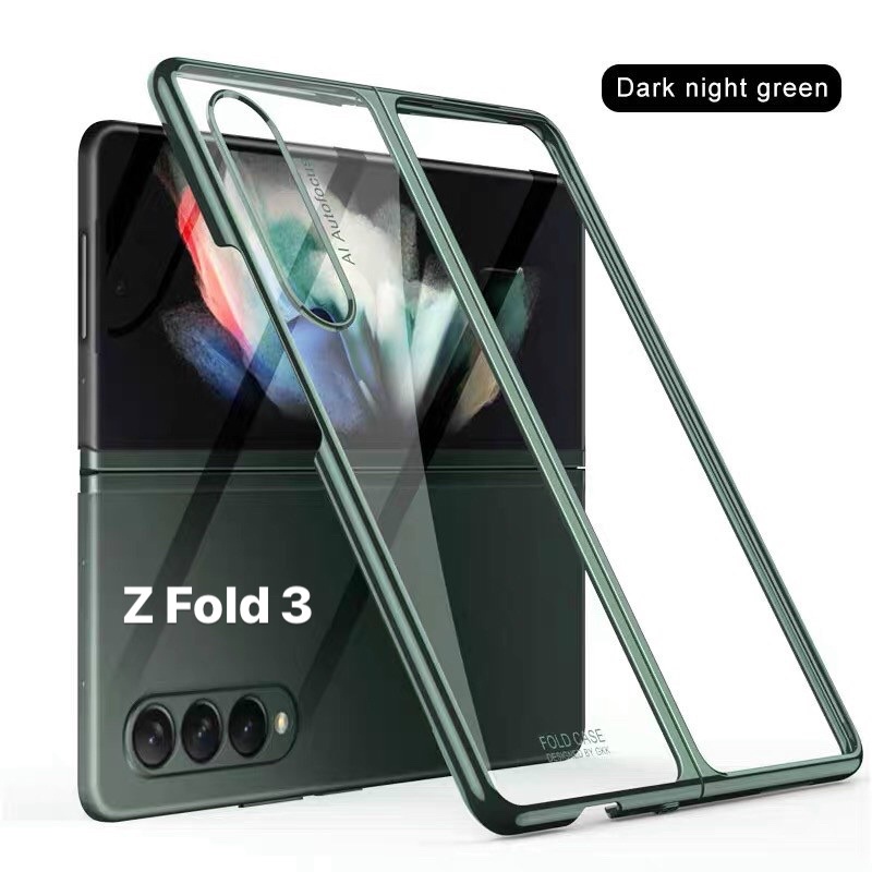Ốp Likgus  lưng trong suốt viền si Samsung  ZFold 5/ Z Flip 5/ Z flod 4/ Z FLip 4