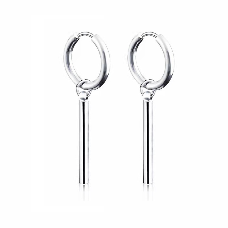 1 Bông Tai Thép Không Gỉ Phong Cách Hip Hop Gothic Cho Nam Và Nữ