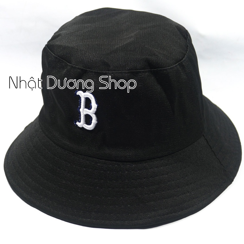 Nón bucket tai bèo thêu chữ B &amp; 68 Sports &amp; B1856 chất liệu vải Cotton cao cấp thoáng mát mà hợp thời trang