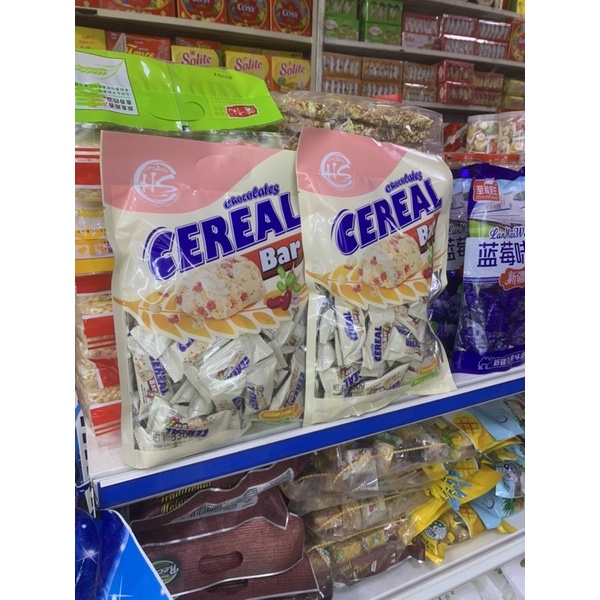 Bánh Ngũ Cốc Yến Mạch, Hạt đậu Cereal Bar Nhập Khẩu HONG KONG 330g