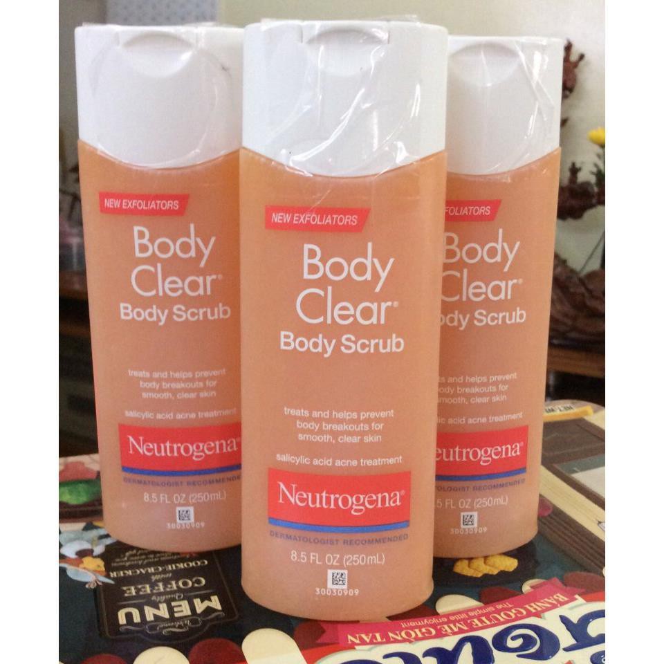 Sữa Tắm Neutrogena Body Clear Body Scrub (250ml) _ NTG002ST