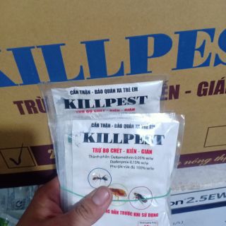 Bột trừ bọ chét kiến gián killpest 50gr