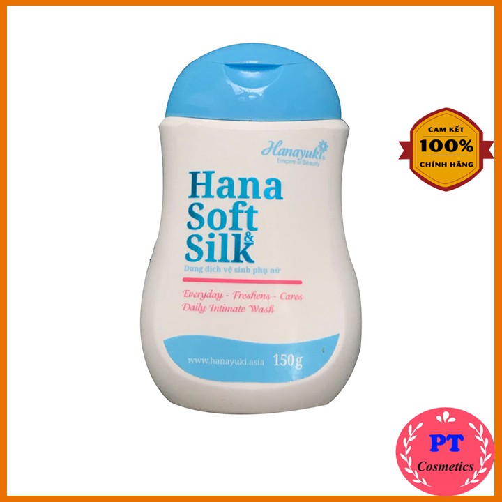 Dung Dịch Vệ Sinh Phụ Nữ Hana Soft Silk Hanayuki 150G