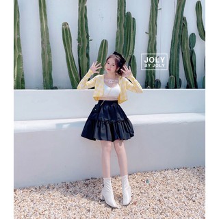 Áo Khoác Len Croptop Hàn Quốc