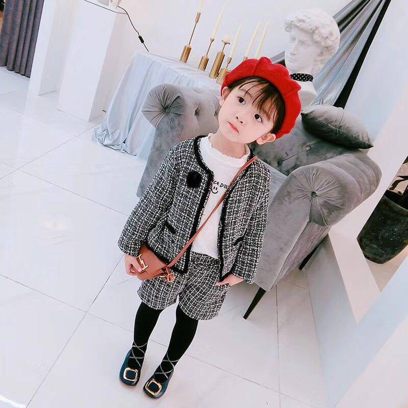 Set Dạ Hàn Quốc cho bé gái