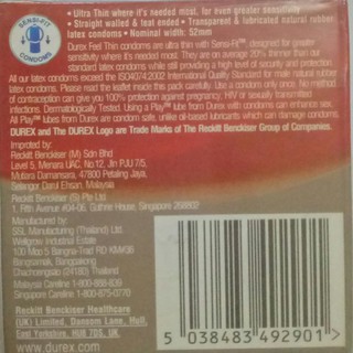 Bao cao su Durex Fetherlite ultima hộp 3 chiếc