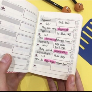SỔ HỌC TỪ MỚI - VOCABULARY NOTEBOOK