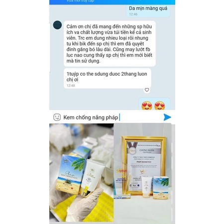 Kem chống nắng Pháp Cosmetic 60ml