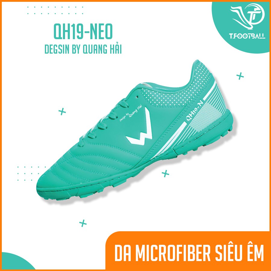 Giày Đá Bóng WIKA QH19 NEO Da Microfiber Cao Cấp Đinh Dăm TF Bám Sân