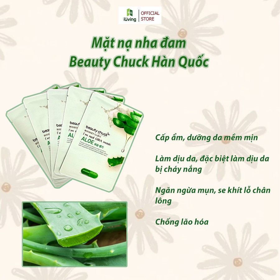 Mặt nạ dưỡng da Hàn Quốc cao cấp Beauty Chuck I'm Real Gira Mask 25g (miếng) ILIVING-BEAMN | BigBuy360 - bigbuy360.vn